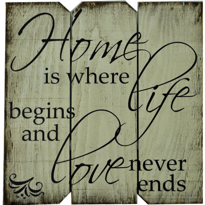 " Home Is Where Life Begins "