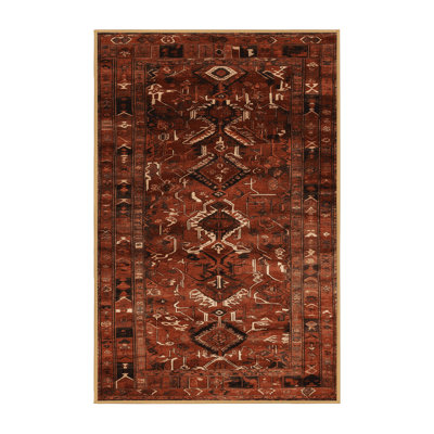 Tapis brun turc lavable à la machine
