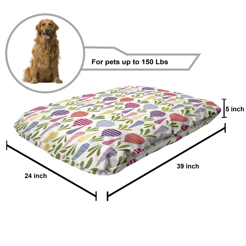 Multicolore, lit pour animal de compagnie Ambesonne