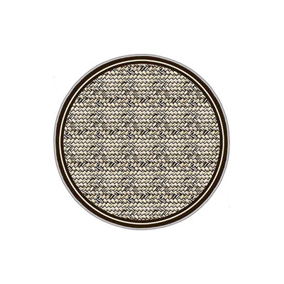Stylish Round Area Rug (27.6 inches), 100% Polyester, 0.3 inches Pile Height | Antibacterial, Non-Slip PVC Dot Underside | Machine Washable, 650 g/m², 3D Digital Print | Perfect for Living Room, Bedroom, and Playroom
