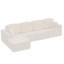 Canapé modulaire en forme de L Boneless, canapé modulaire en U avec accoudoirs larges Cloud-940277226