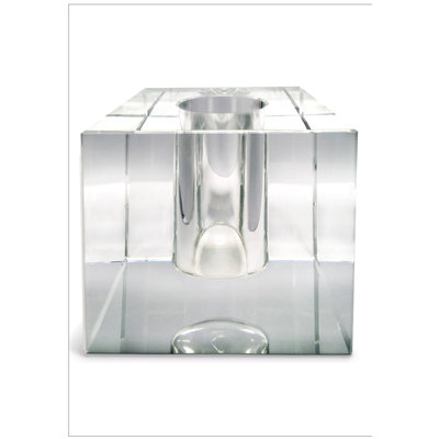 Vase de table en cristal