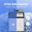 Machine à glaçons de comptoir en acier inoxydable SOOPYK avec conduite d'eau capacité quotidienne de 67 lb