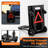 Folding Hand Truck Utility Cart, Portable Luggage Cart with Large Bag and Bungee Cord