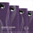 Spurgh Sliver Wave Foil Print Blackout Thermal Grommet Curtain Panels (Set of 2)-792607121-792607126