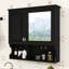 Wall-Mounted Bathroom Mirror Cabinet with Hidden Storage and Adjustable Shelf-469548997