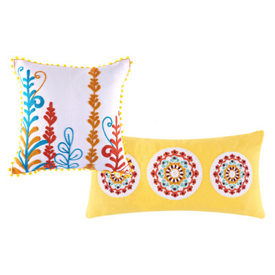 Topanga Embroidered Pillow Set