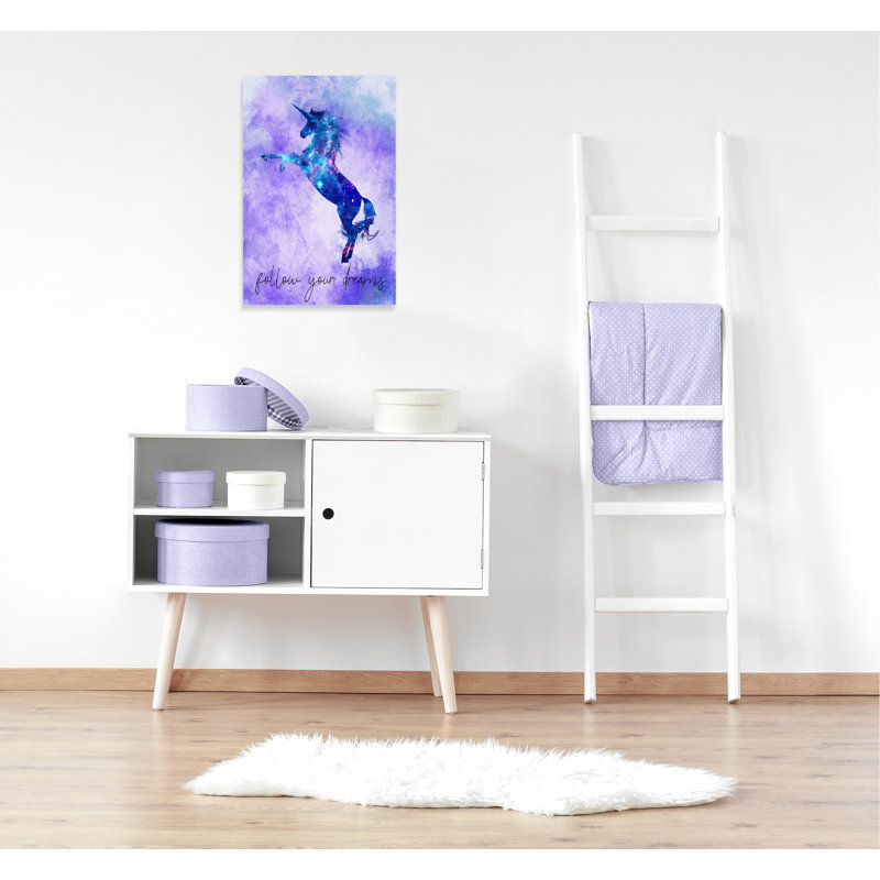 «Follow Your Dreams», art sur toile, H 36 po x l 24 po x P 1,5 po
