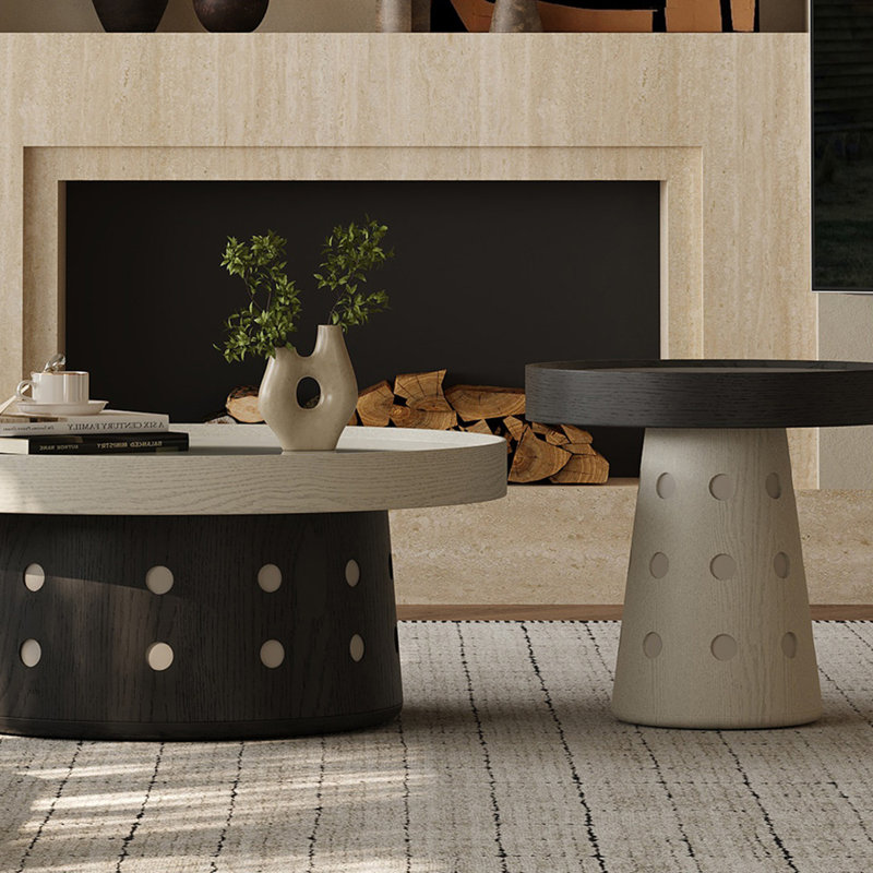 Ensemble de tables basses Modern Modern, White/Black