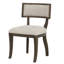 Ensemble de 2 chaises de salle à manger Marie, conception élégante rembourrée avec structure en bois massif et sièges confortables pour les intérieurs modernes.-516412072