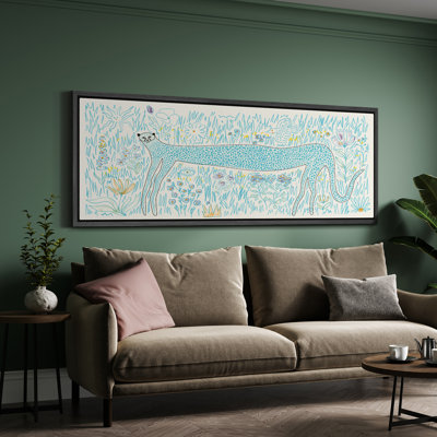Reproduction sur toile encadrée d'enfant