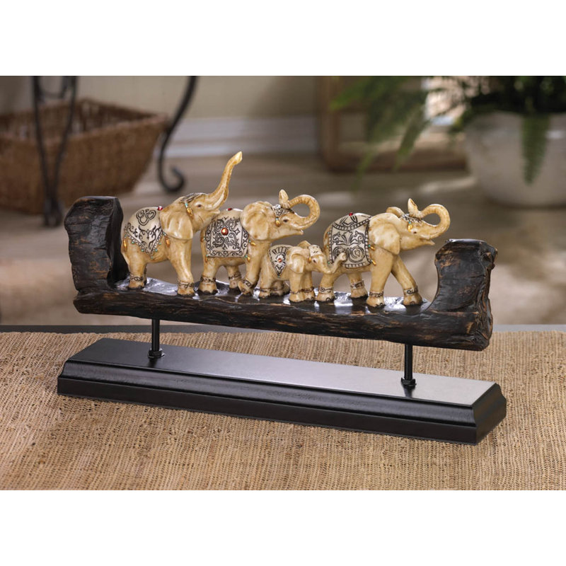 Figurine Maida Elephant Family
