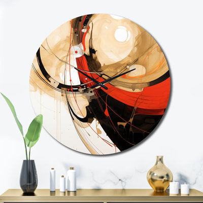 Horloge murale en métal Conversations Of The Earth