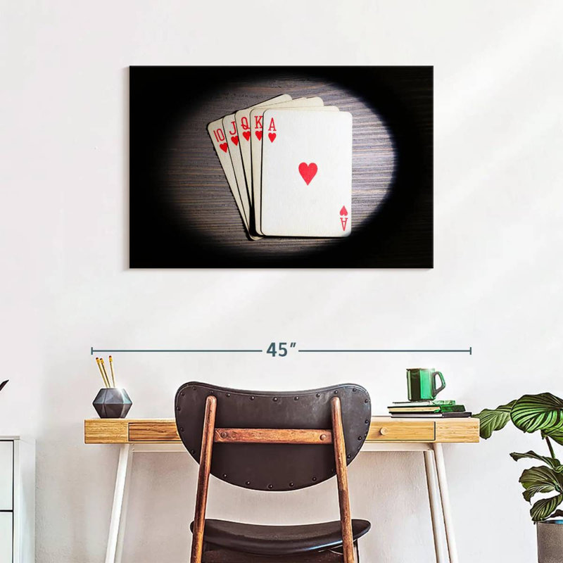 'Poker Flush, 24" H x 36" W