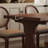 Nut-brown Rectangular Solid Wood Dining Table-1665755894