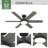 Donatella 52" 6 - Blade Ceiling Fan with Lights and Remote-83665632