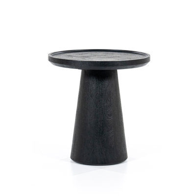 Ron Solid Wood Tray Top End Table