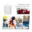 Ensemble de 3 bougies colonne non parfumées 3 pièces-23207593-23207591