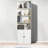 Tiranke Storage Bookcase with Door Cabinets-542606568-594531062