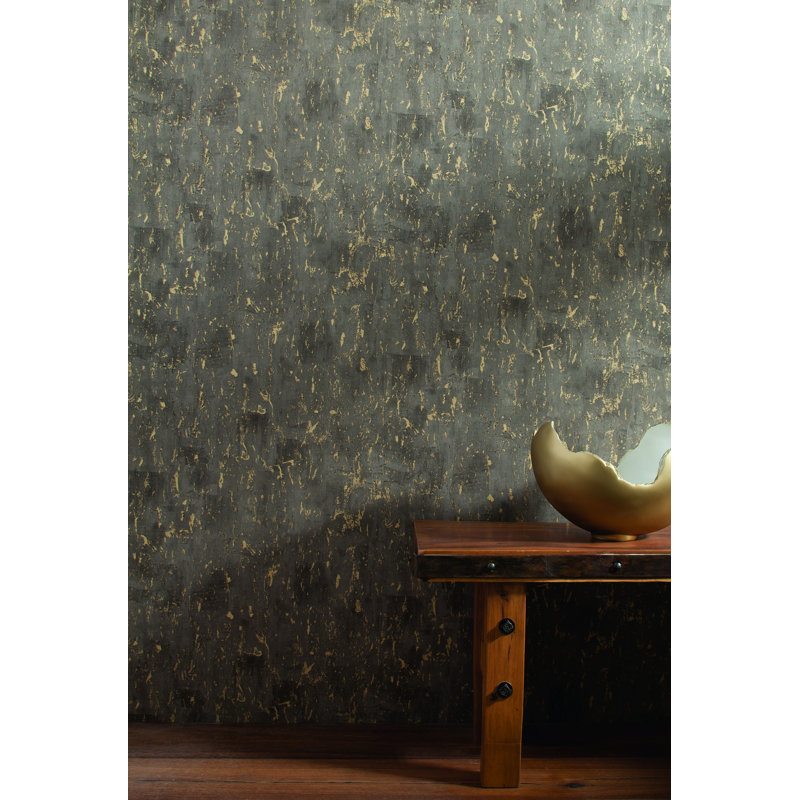  Rouleau de papier peint tungstène L 27 pi x l 27 po, Noir