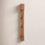 Mini placard mural en bois Kalalou, 42 po de hauteur, bois teint, finition brune