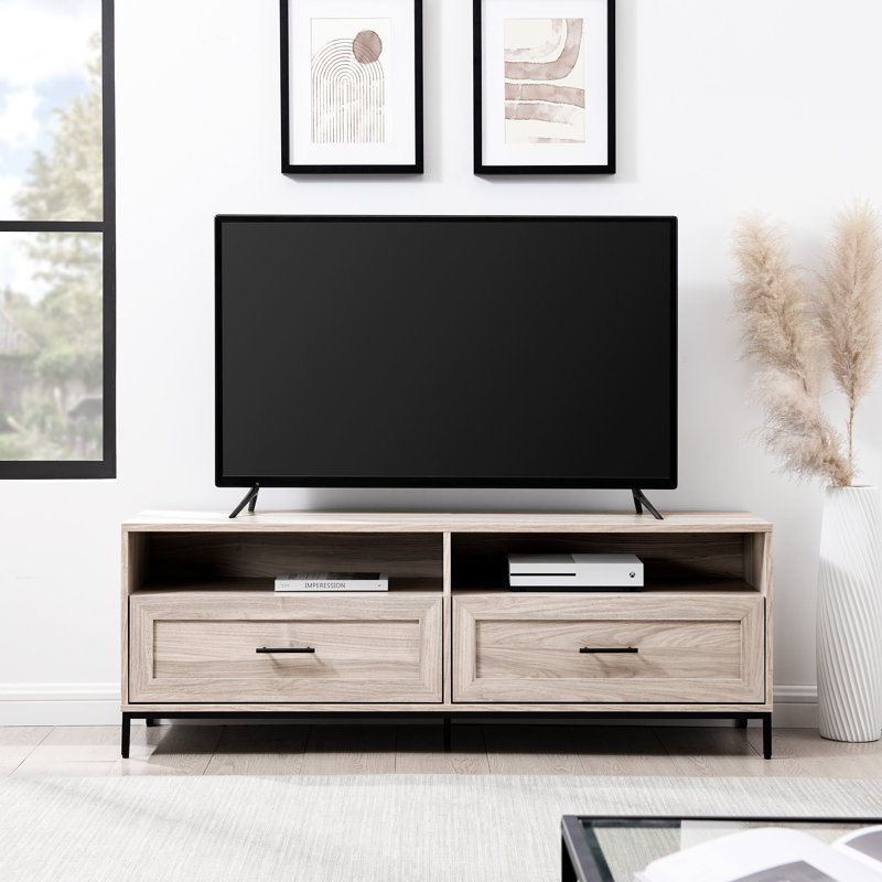 Odesa Unfinished TV Stand for TVs up to 65", Birch