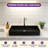 APRESSHUI 16'' Ceramic Rectangular Bathroom Sink-98468559
