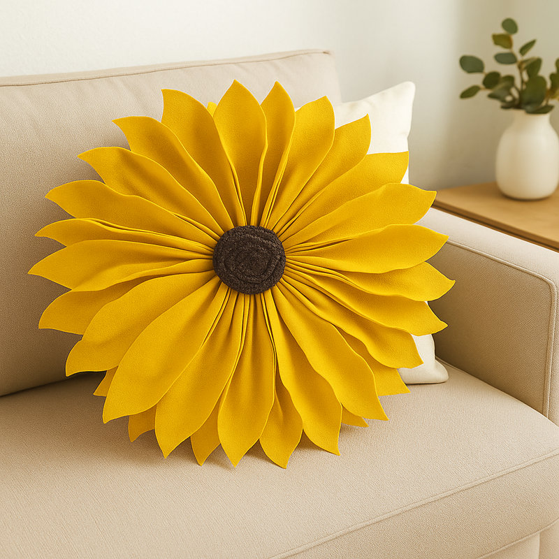 Outdoor Reversible Throw Pillow, Gold, Polyester/Polyfill