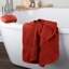 Ensemble de serviettes de salle de bain 6 pièces Lavish Home - Essentiels de salle de bain 100% coton 625GSM avec 2 débarbouillettes absorbantes, 2 débarbouillettes et 2 serviettes de bain pour la douche, la salle de sport, le dortoir et le spa (bourgogne)-19700440