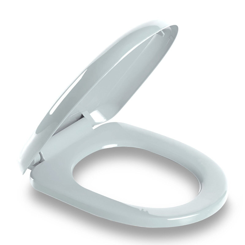 Oval Hard Toilet Seat, White