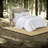 Piece Reversible Ruffle Bedding Sets, White Full Queen Shabby Chic