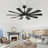 62” Modern Ceiling Fan with Light and Remote, 10-Blade Indoor Fan with Quiet Reversible DC Motor, 3CCT Dimmable LED for Large Living Rooms-844899021-844899020