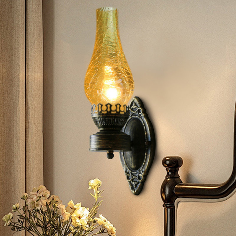 Lampe murale en verre Mtmere Vintage