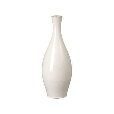23 in. H Round Ceramic Vase with High-fire treatment