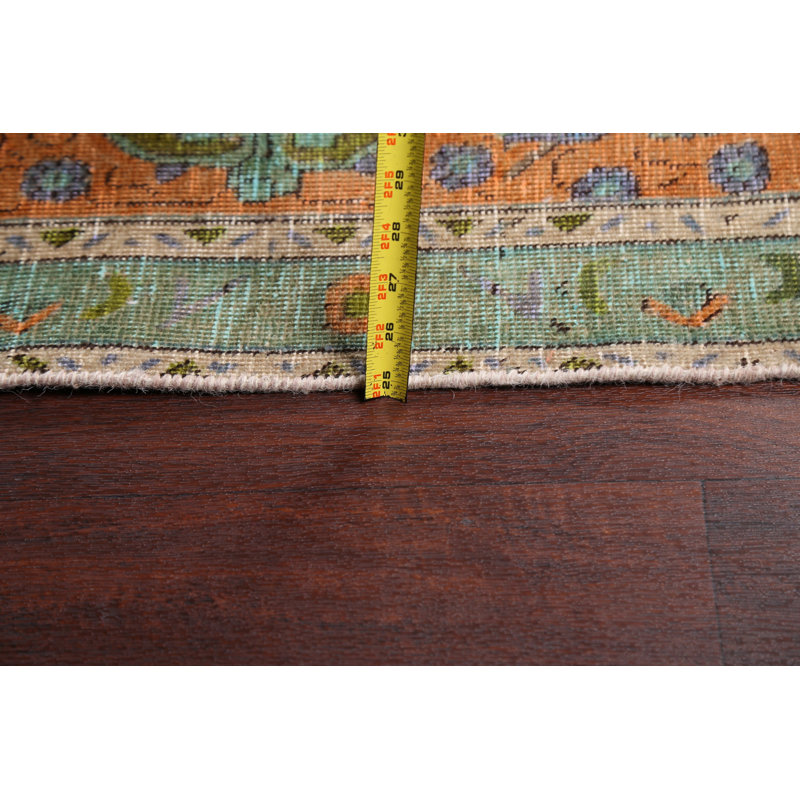 One-of-a-Kind 9'4" X 12'8" 1950s Wool Area Rug in
