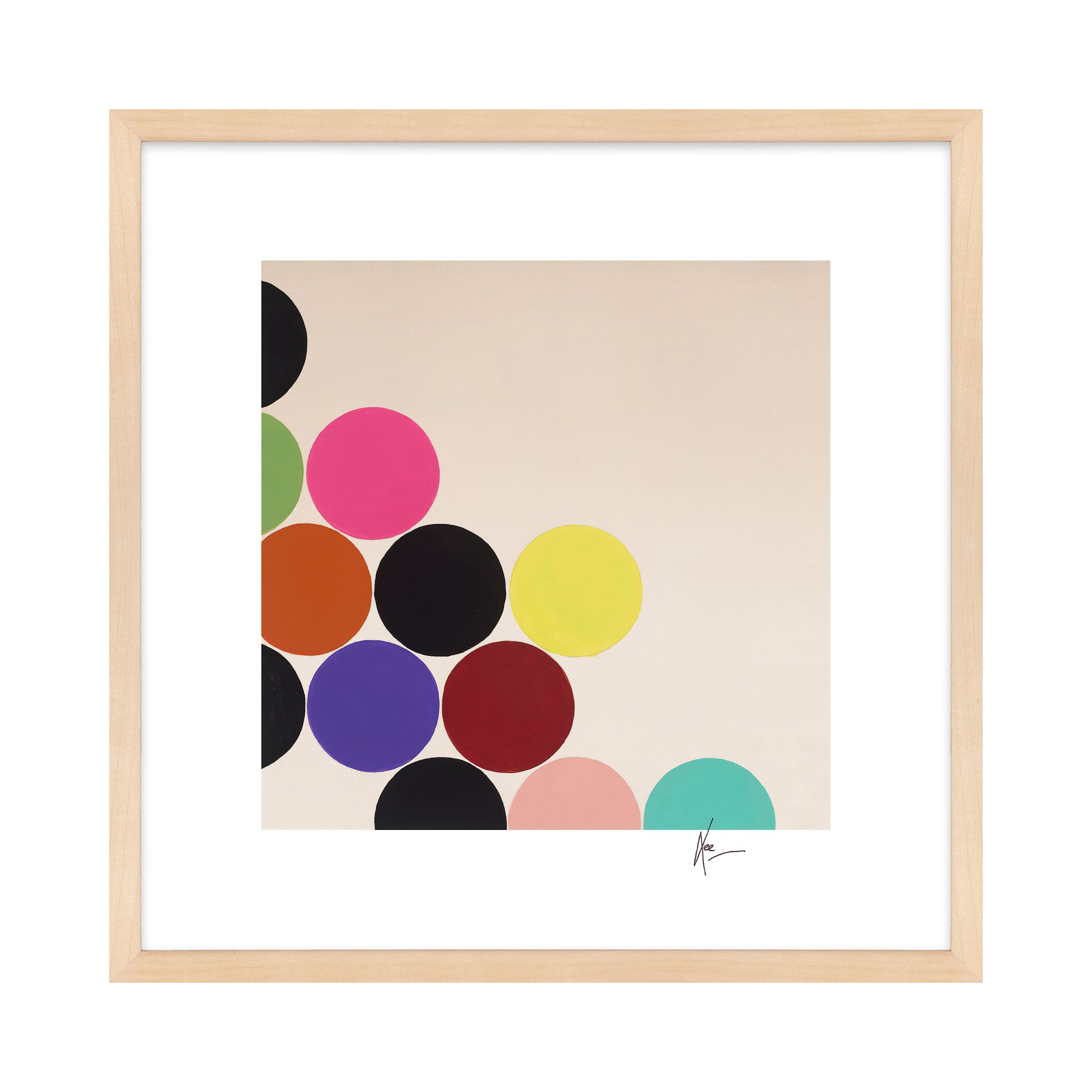 Joy by Lee Lessem, 30" H x 30" W x 1.25" D, Brown