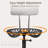 SET OF 3,INDUSTRIAL VINTAGE CAST IRON ADJUSTABLE STOOL WITH BACKREST – RUSTED IRON FINISH-61349880