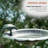 31" Tall Outdoor Antique Flower Birdbath with Bird Decoration Yard Statue, Durable Polypropylene Construction for Patio, Deck, or Yard