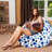 Bean Bag Chair for Kids, Teens, and Adults - Filled with Soft Beads, Includes Removable and Machine Washable Cover - Multiple Colors, Sizes and Fabrics including Soft Nylon & Canvas with Patterns-1785356745-1783236394