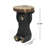 Black Bear Side Table Pedestal End Table Stool(Only Including Table)