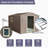 8Ft X 10Ft Outdoor Metal Storage Shed With Metal Foundation,With Window