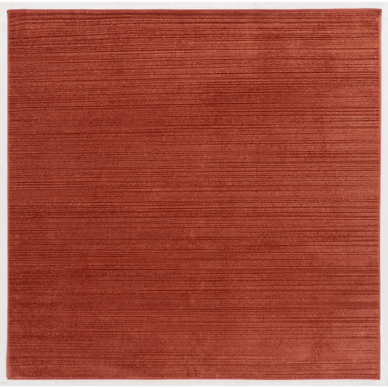 Faidra Performance Solid Color Rug, Square 6'7"