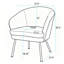 Fauteuil demi-tonneau Corduroy-1895059288