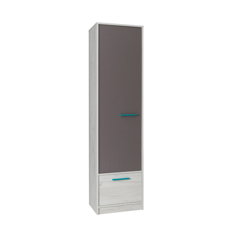 Overbey 1 -Door 1 -Drawer Filing, Grey