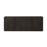Leo Media Console-Smoked Black