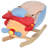 Baby Rocking Horse, Plush Animal Rocker Plane with Sound, Red