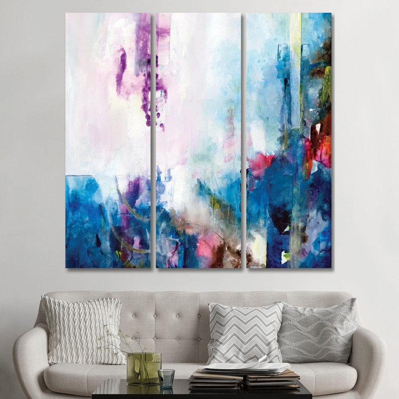 «Silent Dreams I», ensemble d'art mural sur toile tendue (ensemble de 3)