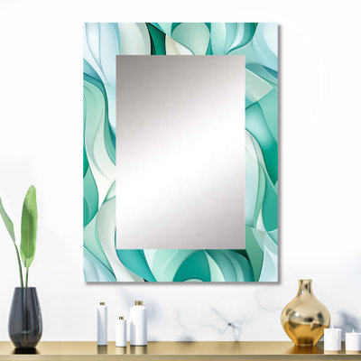 Hruni - Green Coastal Wall Mirror