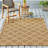 Machine Woven Oriental Area Rug