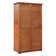 Beneouya 60-Inch Solid Wood Storage Shed With Vertical Garden Design